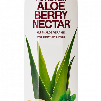 Aloe vera-dryck med vitamin C och smak av tranbär och äpple